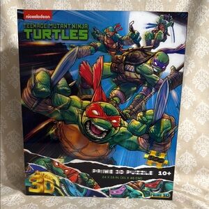 Nickelodeon TMNT 3D Puzzle with Green and Red
